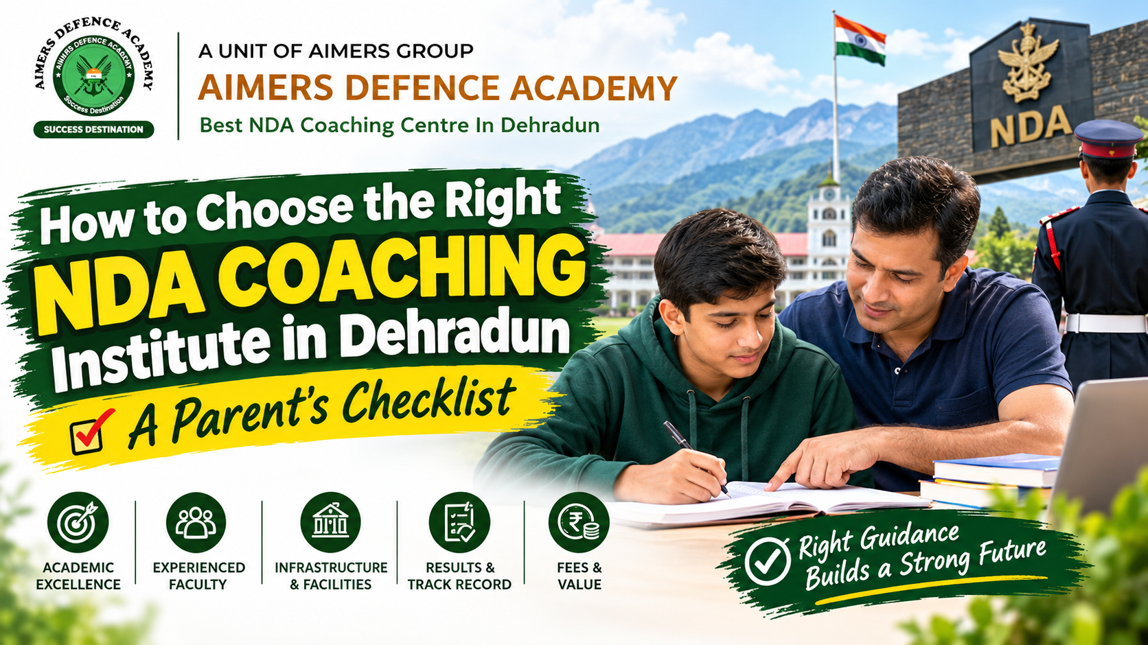 How to Choose the Right NDA Coaching Institute in Dehradun: A Parent's Checklist