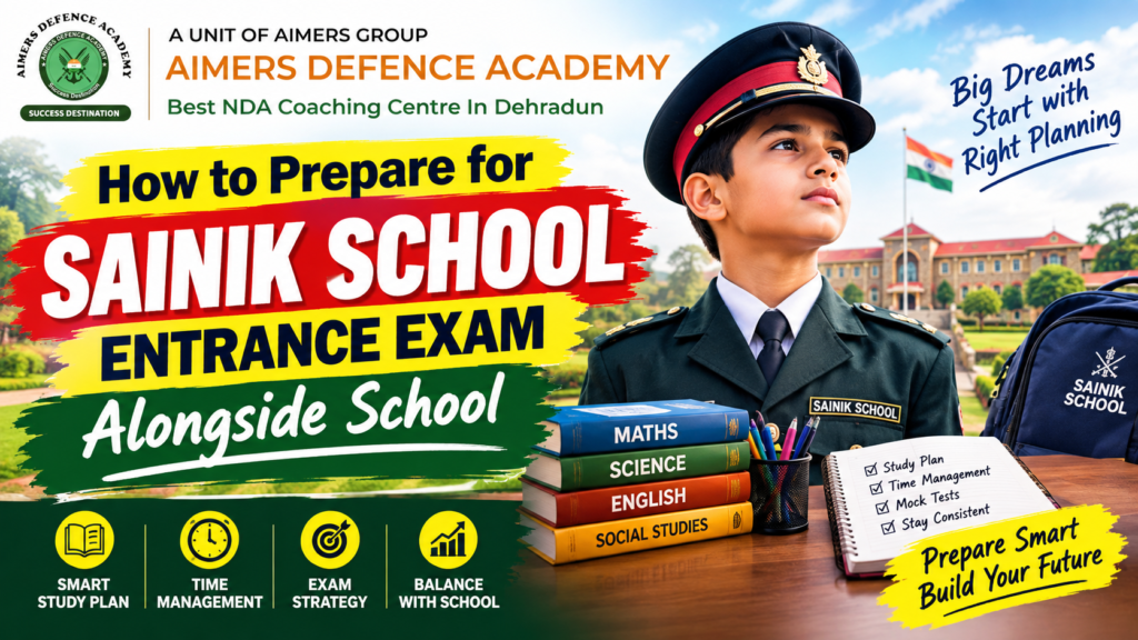 How to Prepare for Sainik School Entrance Exam Alongside School