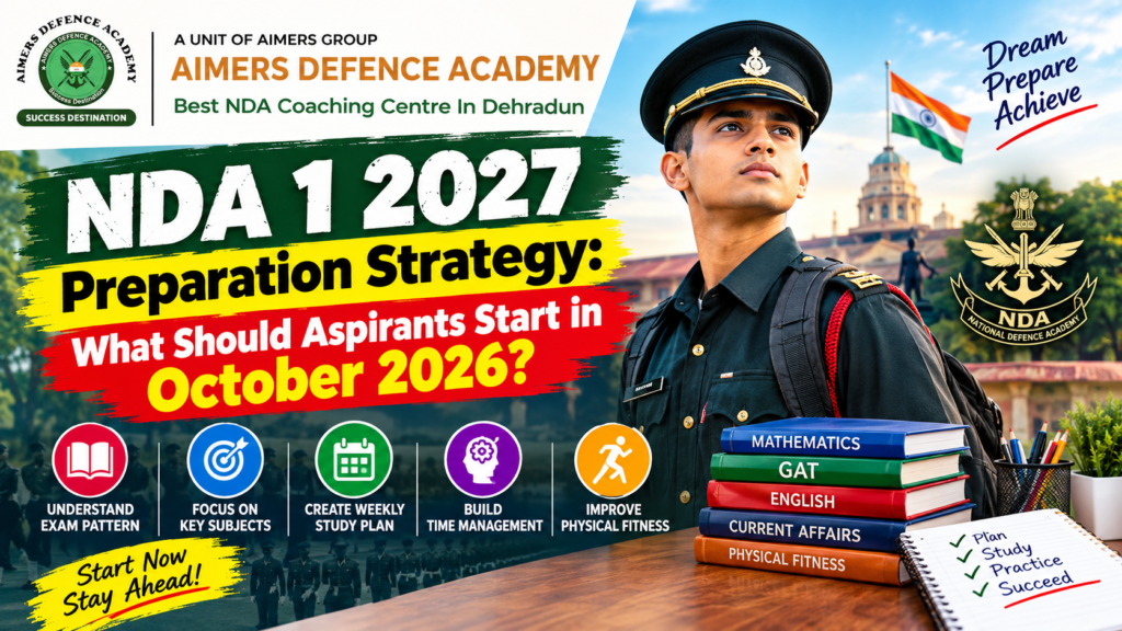 NDA 1 2027 Preparation Strategy What Should Aspirants Start in October 2026
